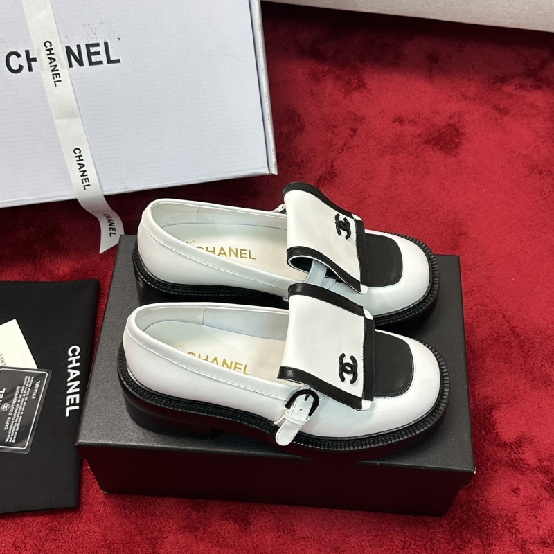 Ch*el leather shoes